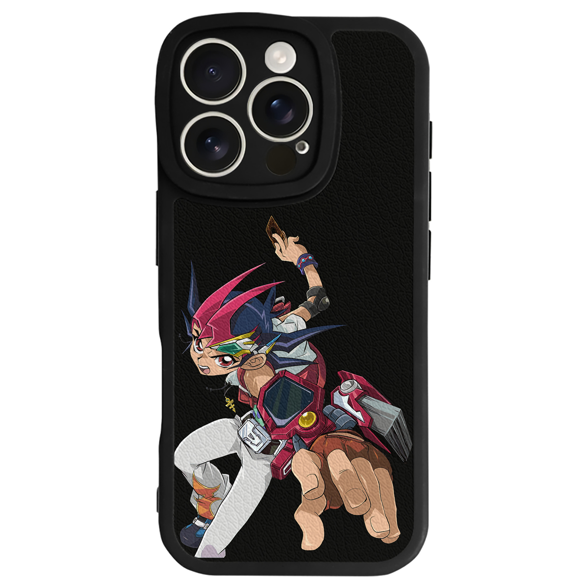 遊☆戯☆王 Yu-Gi-Oh! 【iPhone 16シリーズ対応】シリコンスマホケース（レザー調） 材質：シリコン